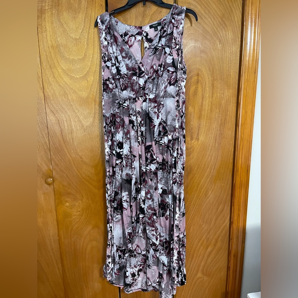 Floral High-Low Dress